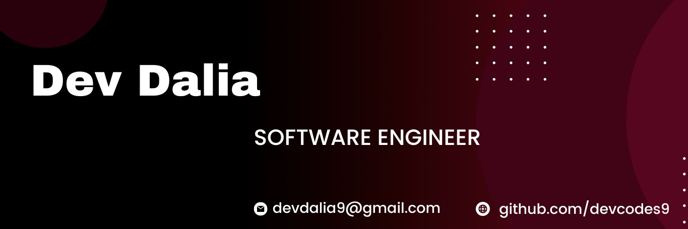 Dev Dalia banner
