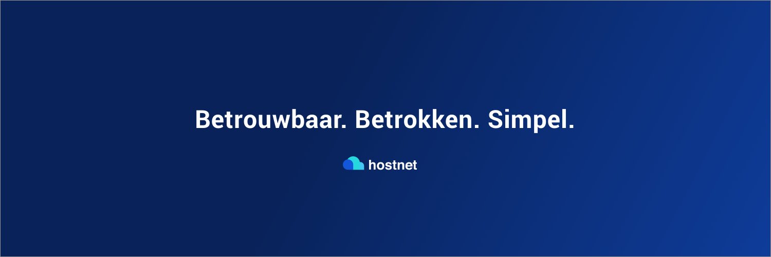 Hostnet Webcare banner