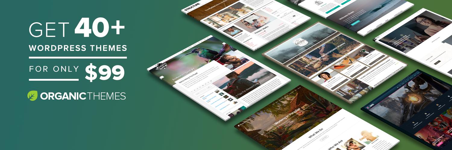 organicthemes's profile banner image