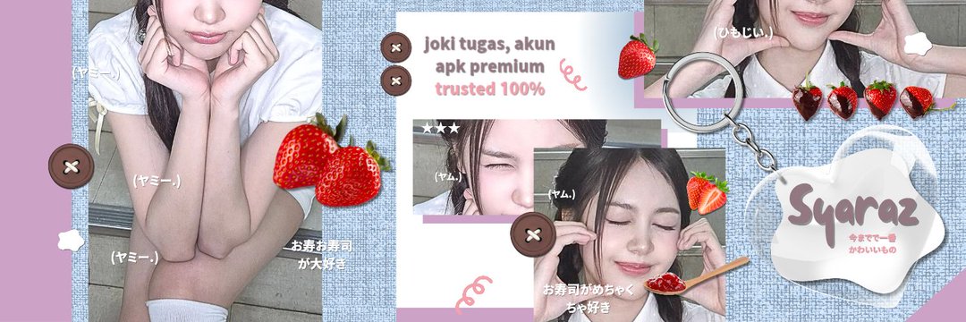 Syaraz | 3700+ testi apprem, joki, XXI, CGV, cine banner