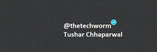 Tushar Chhaparwal banner