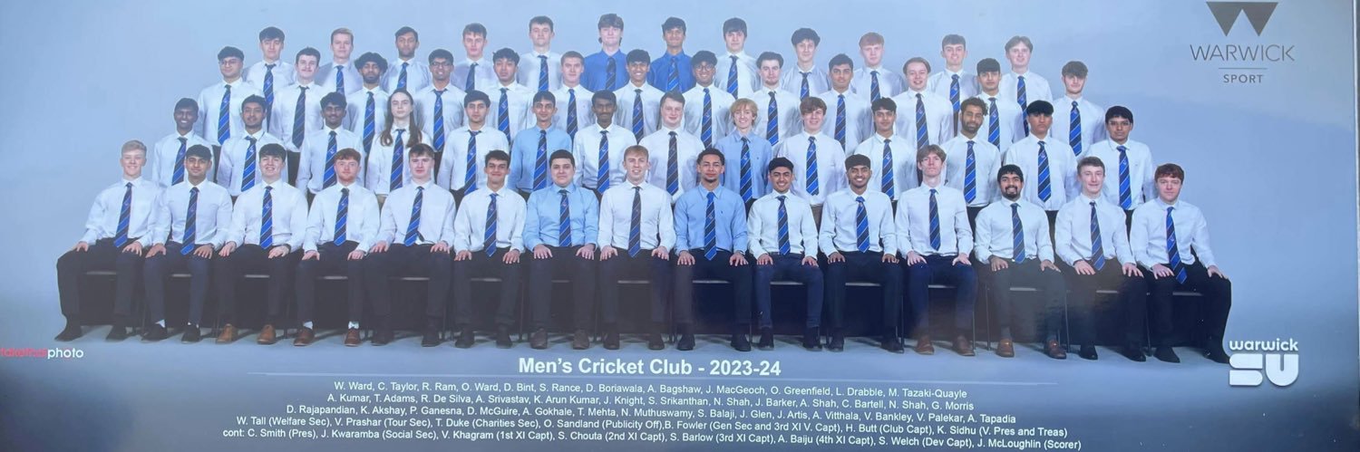 University of Warwick Men’s Cricket Club banner
