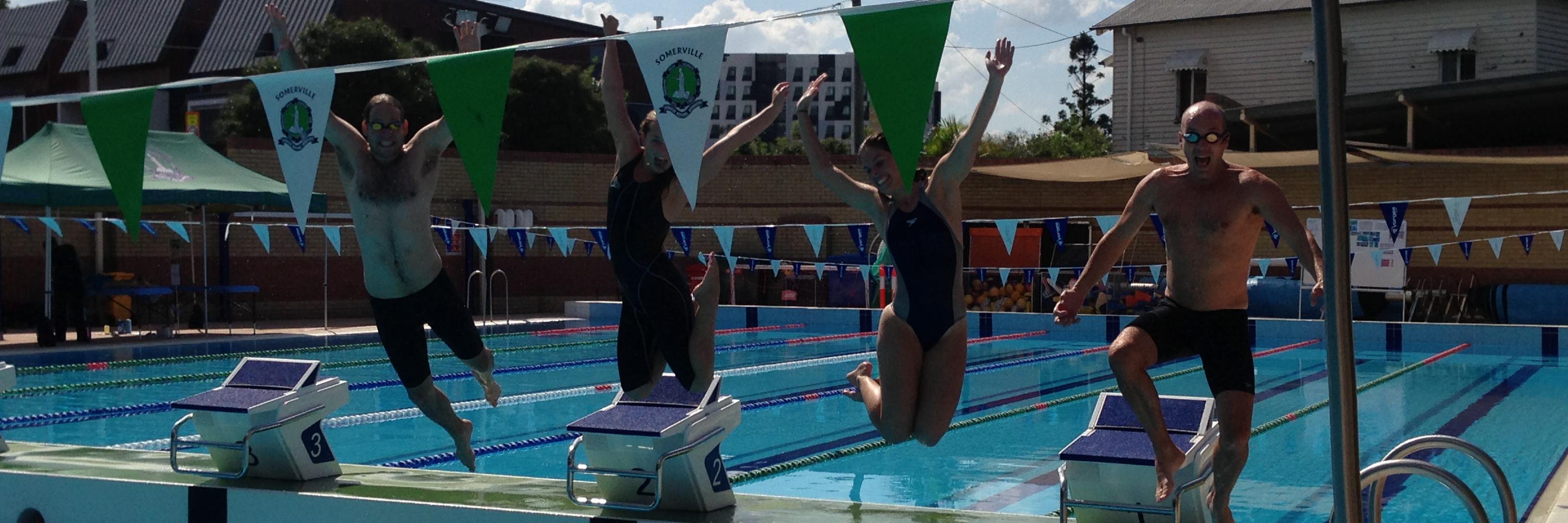 Masters Swimming Qld banner