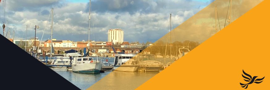 Fareham Lib Dems 🔶 banner