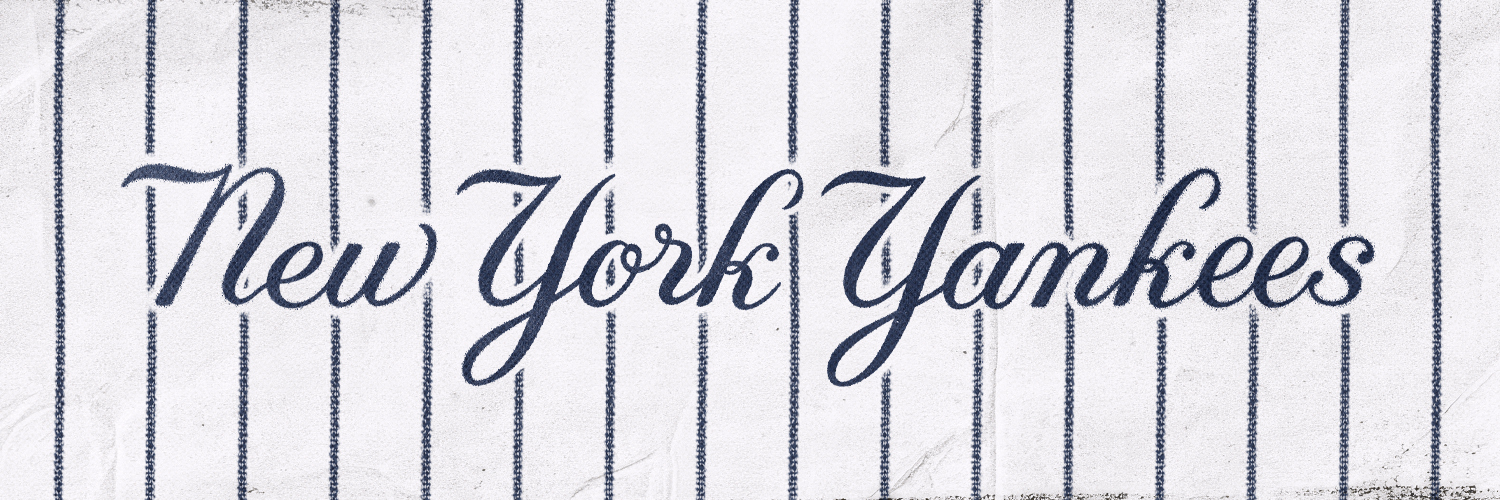 Twitter banner for @Yankees
