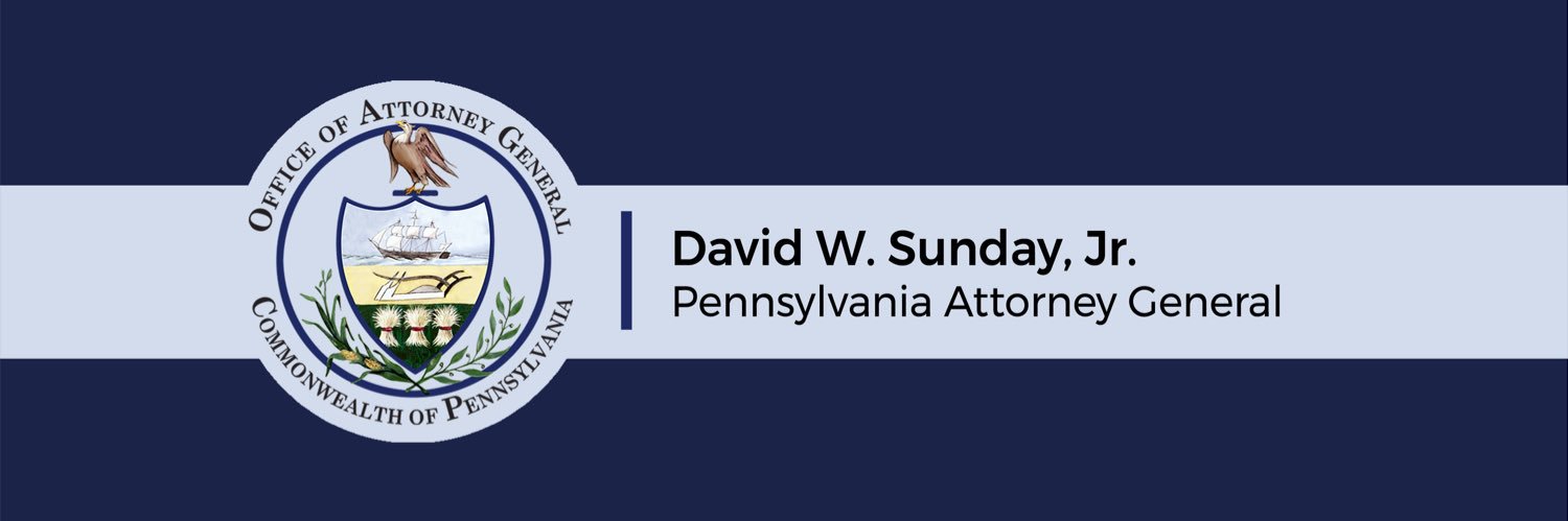 PA Attorney General Dave Sunday's banner