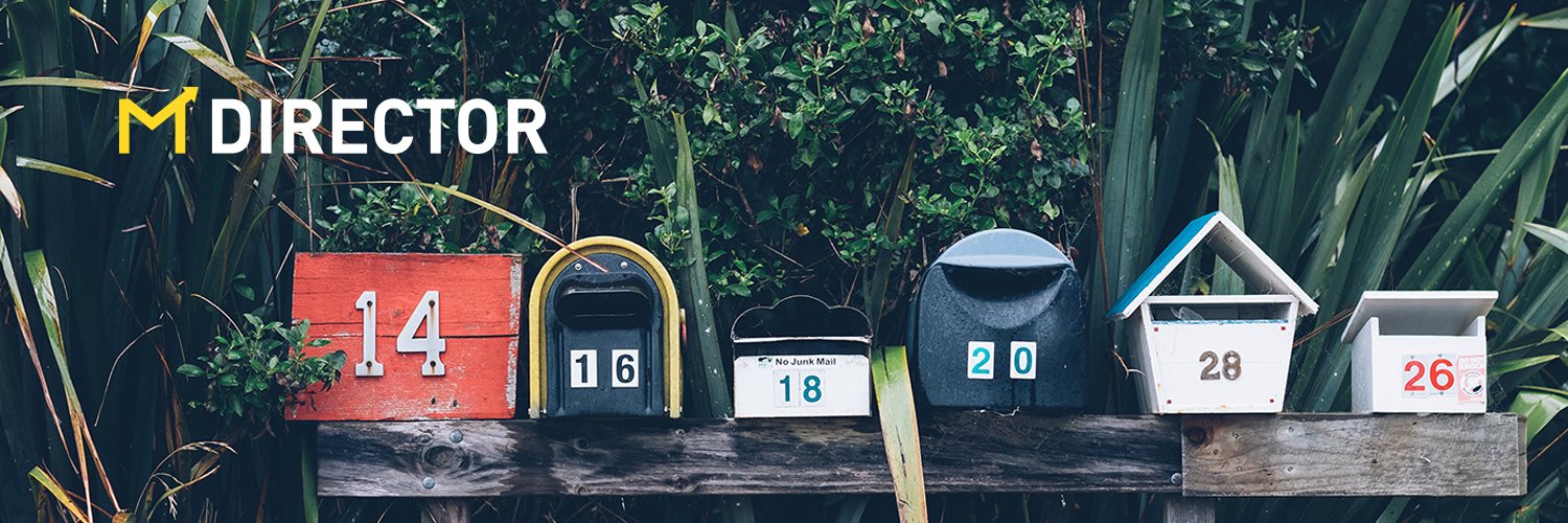 emailMDirector's profile banner image