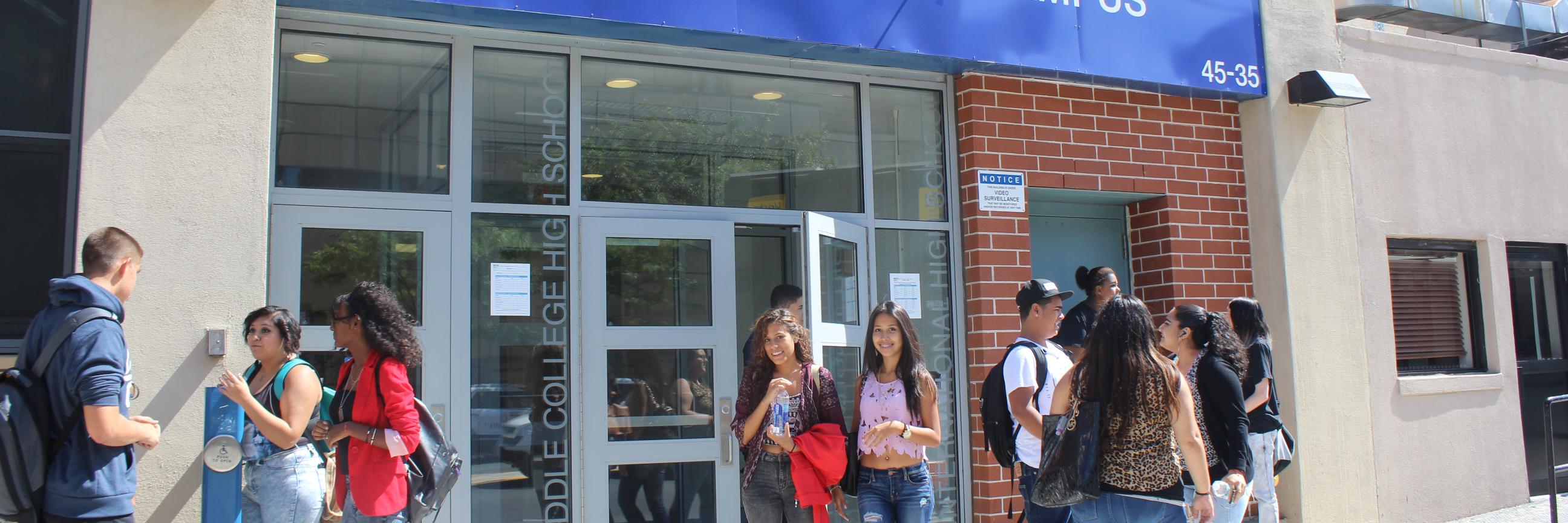 Middle College HS's banner
