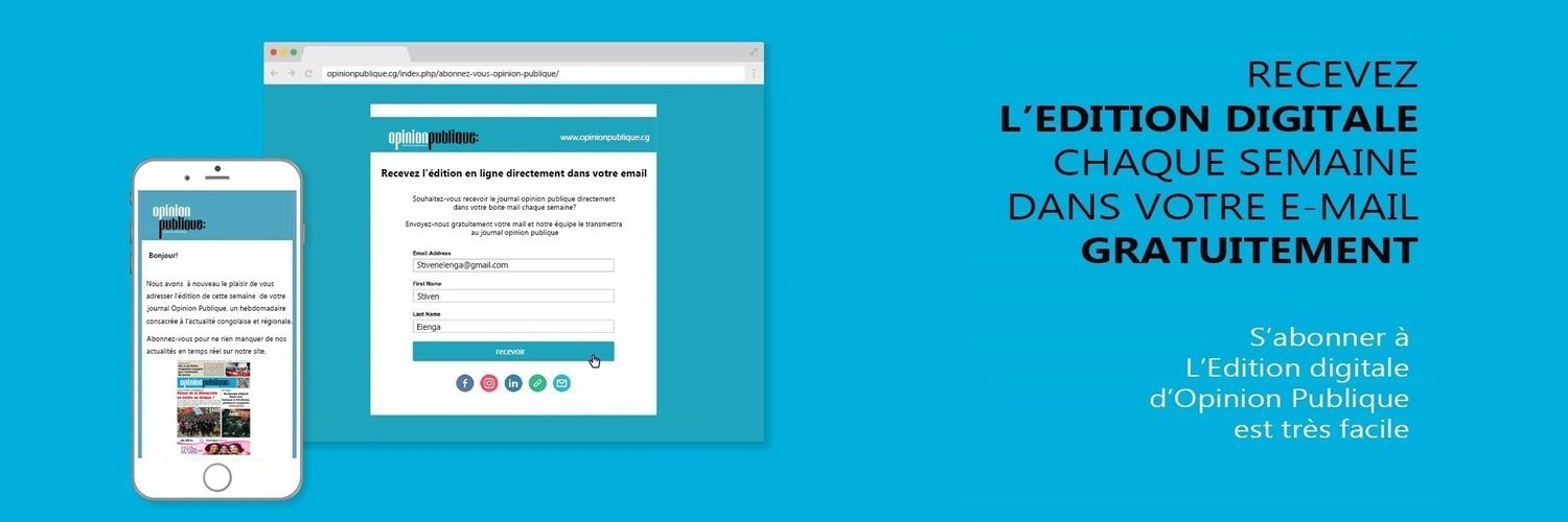 Journal Opinion Publique- Congo Brazzaville banner