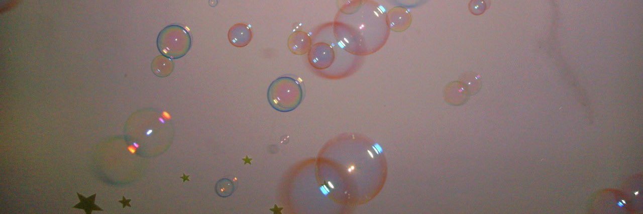 Glitter banner