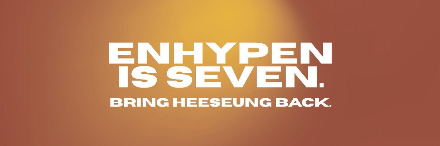 ENHYPEN IS SEVEN banner