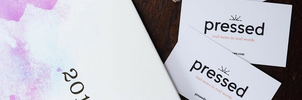 pressed banner