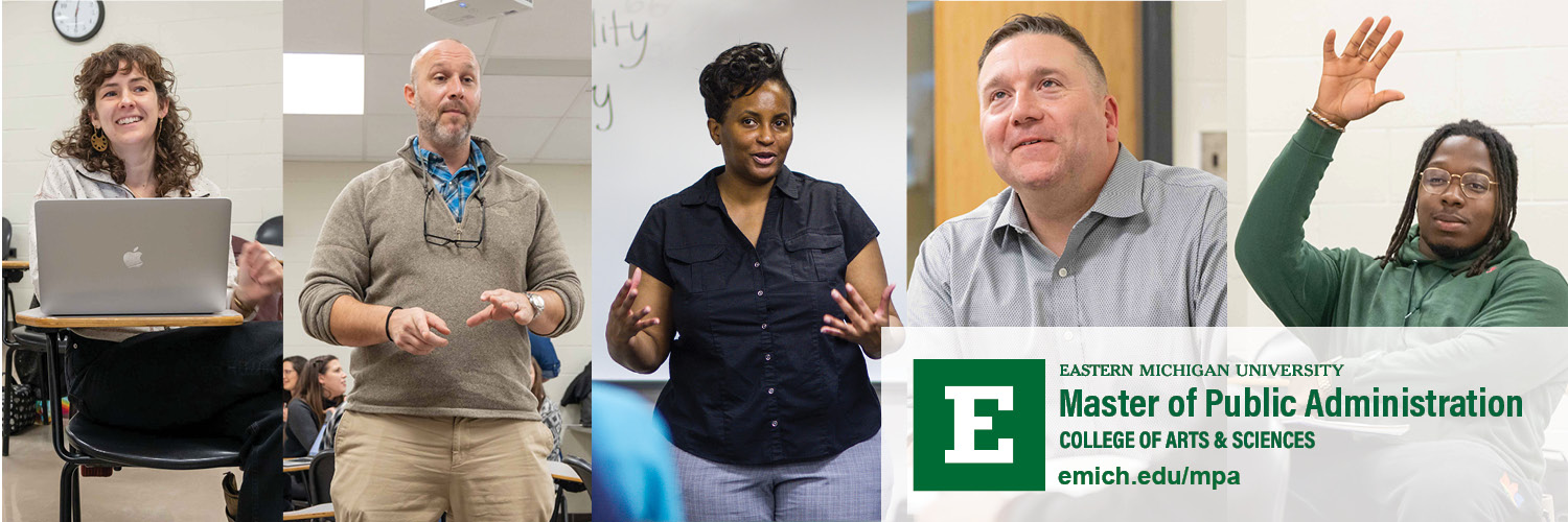 EMU MPA Program banner