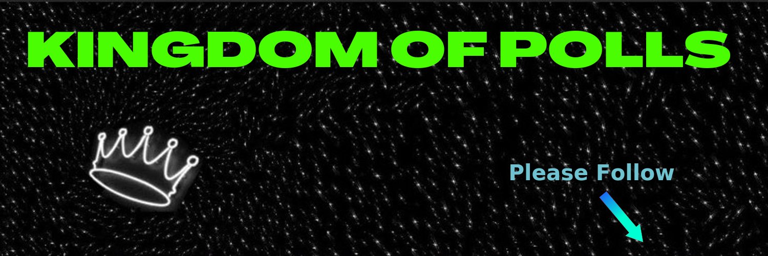 KING OF POLLS 👑📈📉's banner
