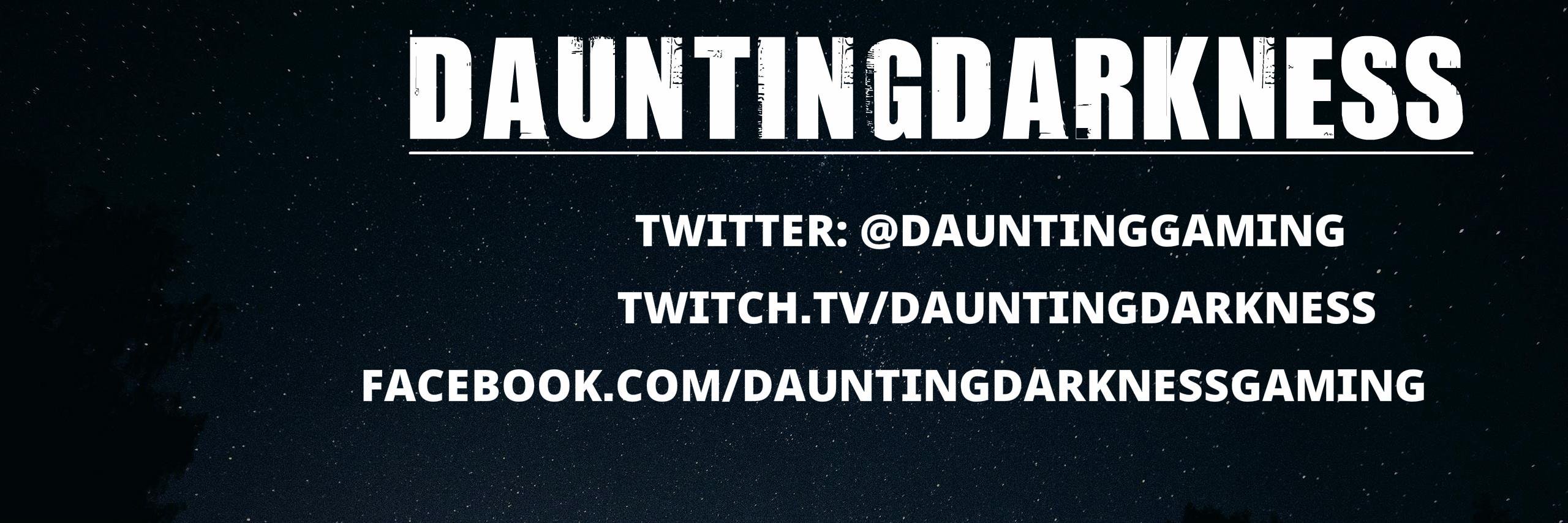 DauntingDarkness (streamer) banner