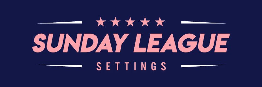 Sunday League Settings #MrSLS banner