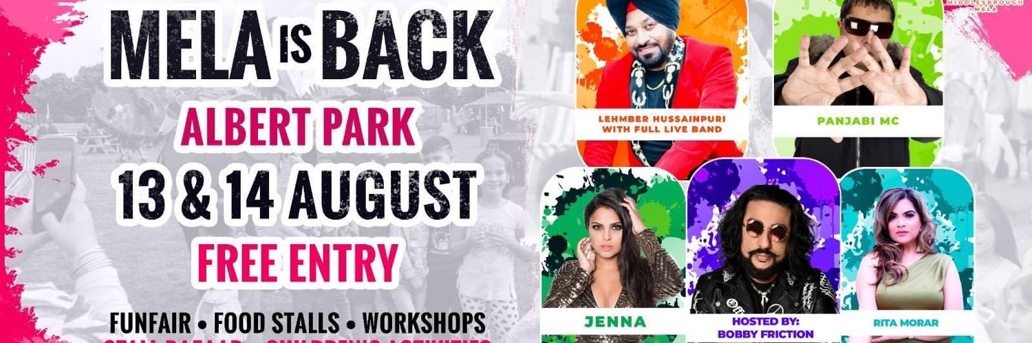 Middlesbrough Mela banner