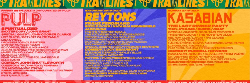Tramlines Festival's banner