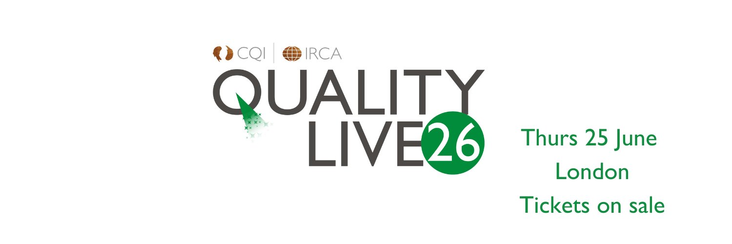 The Chartered Quality Institute banner