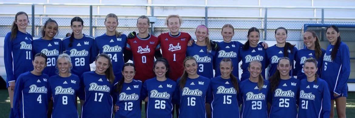 Drake Women's Soccer banner