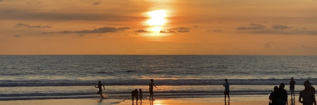 sunset banner