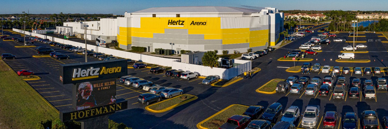 Hertz Arena banner