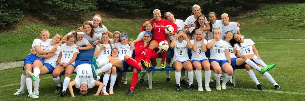 Hamilton College Women's Soccer banner
