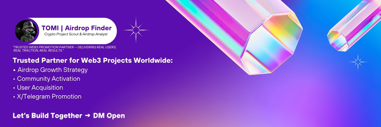 TOMI | Airdop Finder banner
