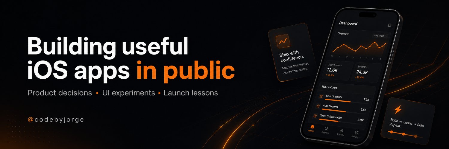 codebyjorge's profile banner image