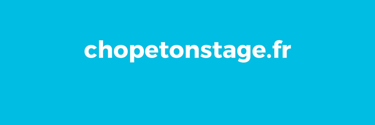 Chope ton Stage banner