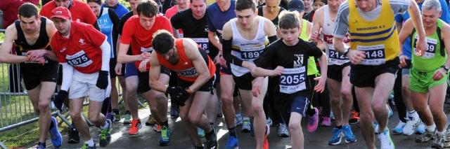 St David's Day Run banner