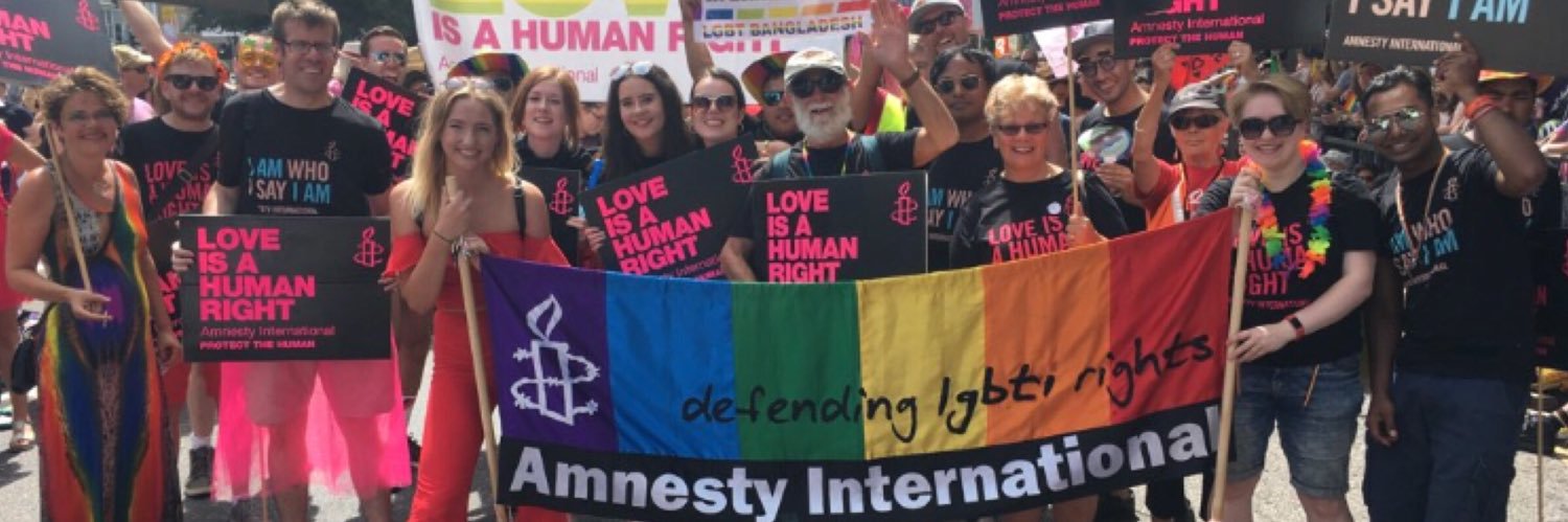 Amnesty Brighton banner