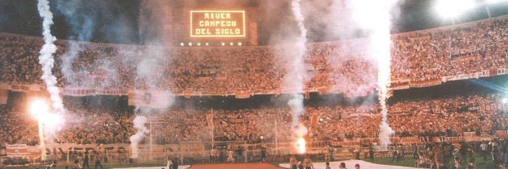 el famoso River Plate banner