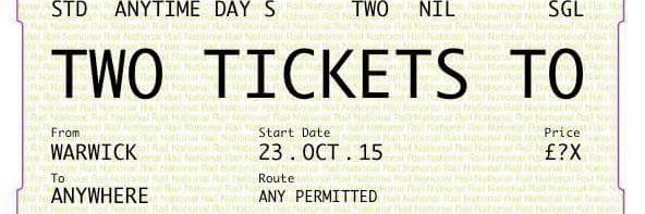 Two Tickets To... banner