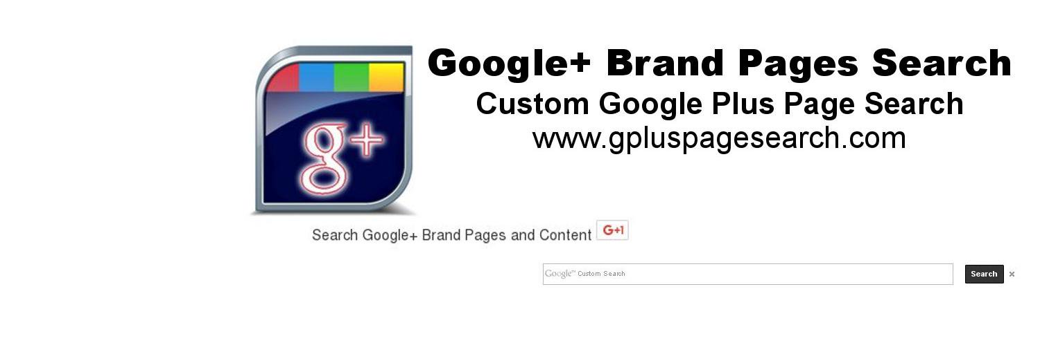 gPlus Pages Search banner