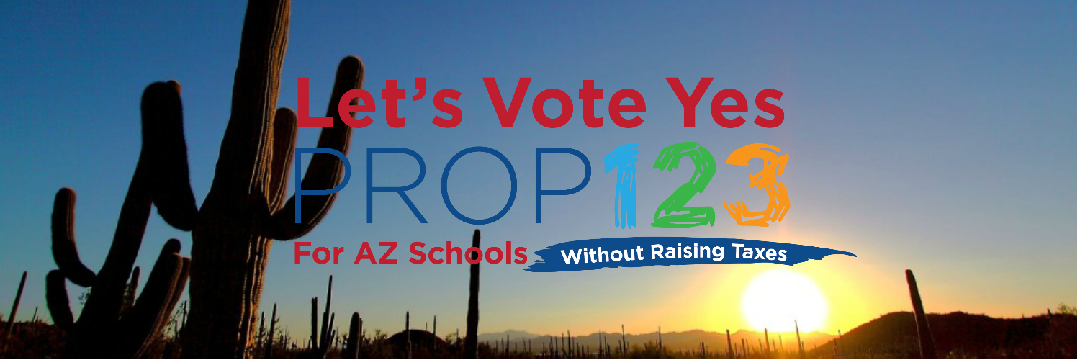 Yes Prop 123 banner