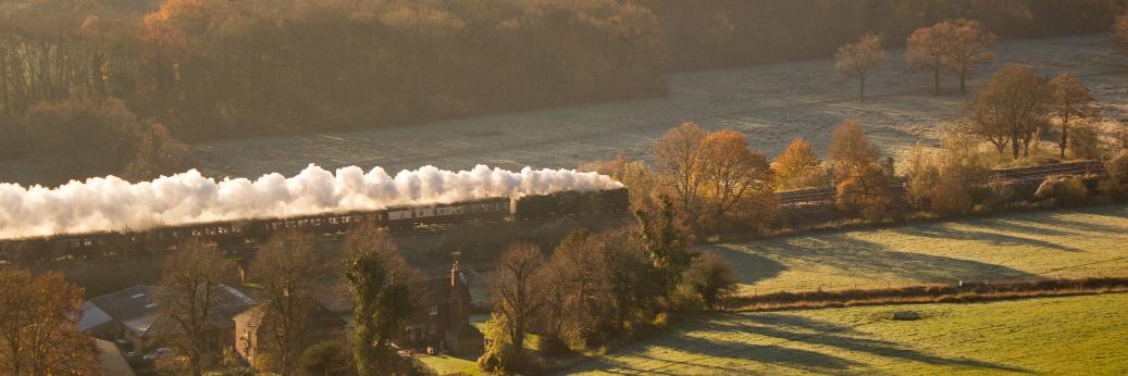 The Steam Dreams Rail Co. banner