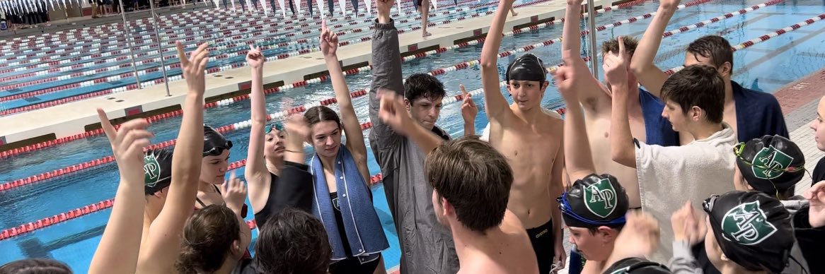 AP Swim Team banner