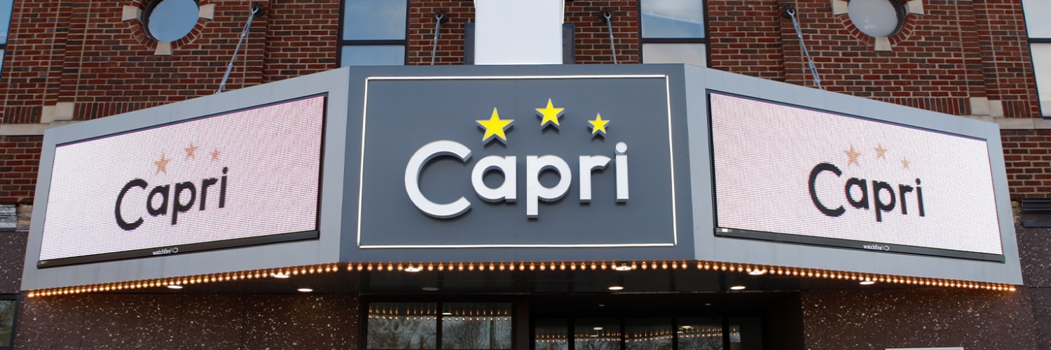The Capri banner