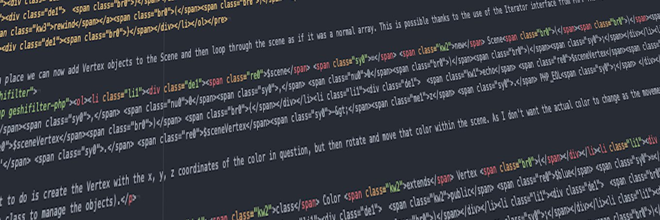 #! code (https://fosstodon.org/@hashbangcode) banner