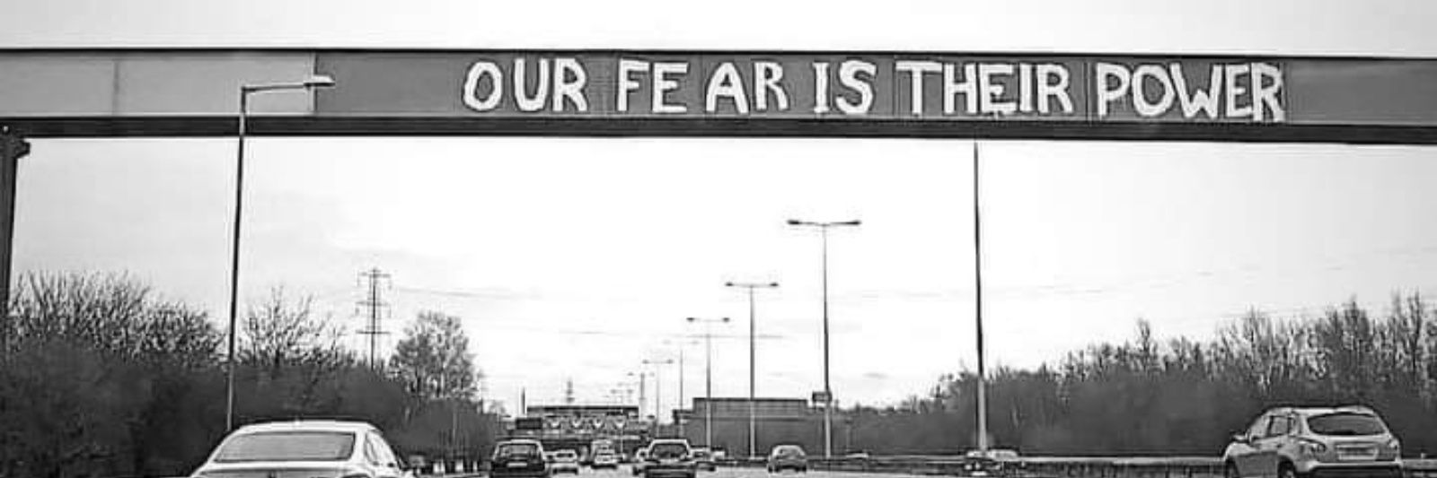 Nottingham For Freedom banner