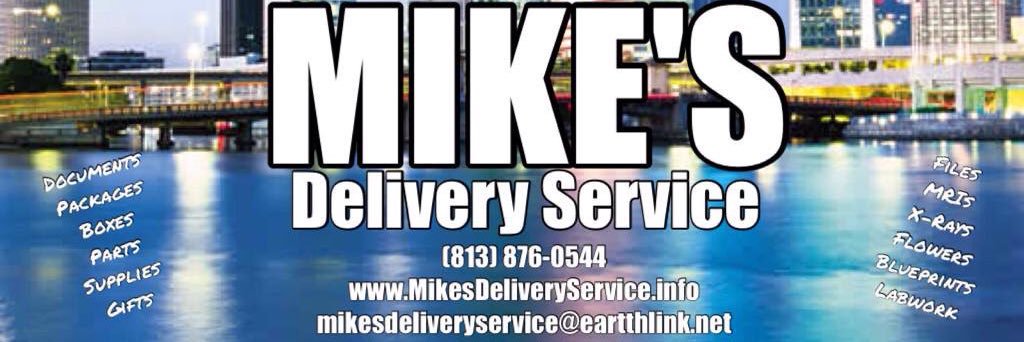 Mike's Delivery Svc. banner