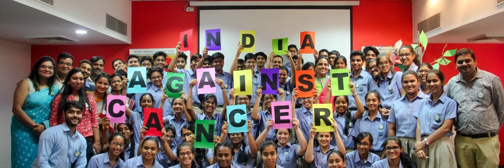 India Against Cancer banner