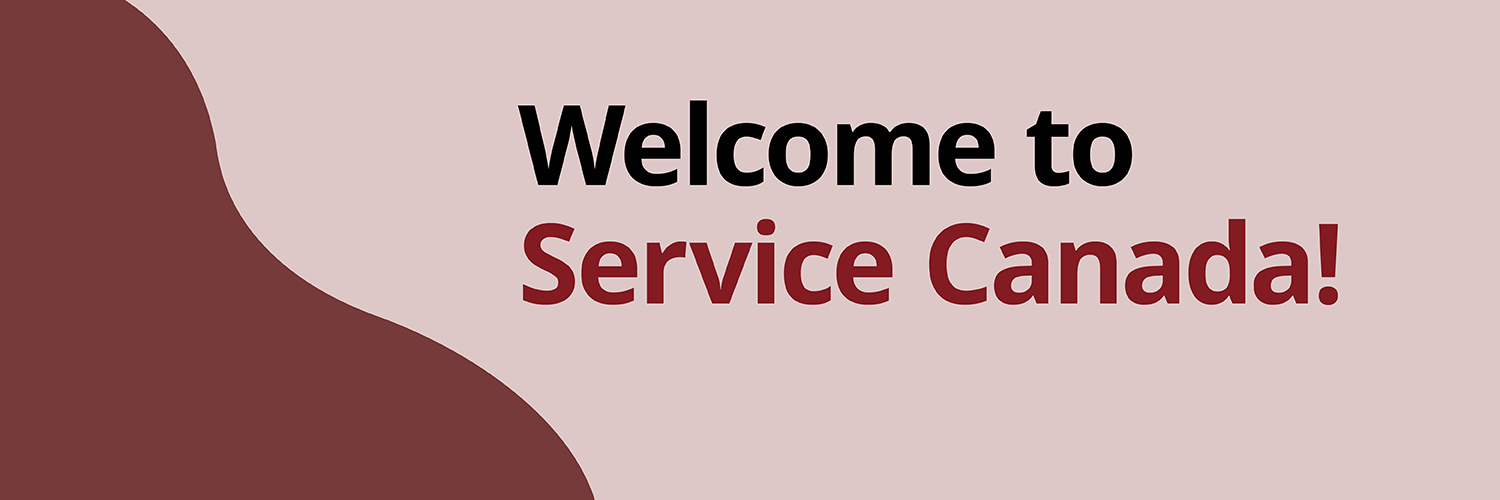Service Canada's banner