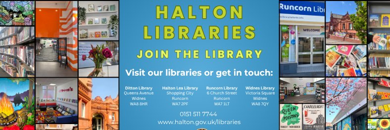 Halton Libraries banner