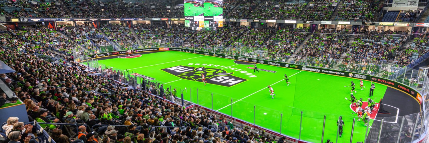 Saskatchewan Rush's banner