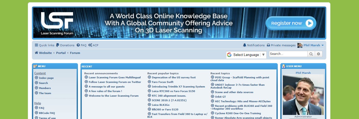 Laser Scanning Forum banner