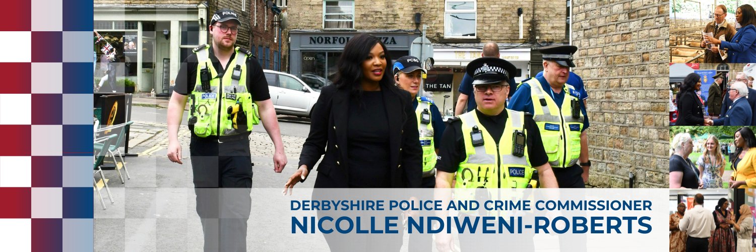 Derbyshire Police and Crime Commissioner's banner