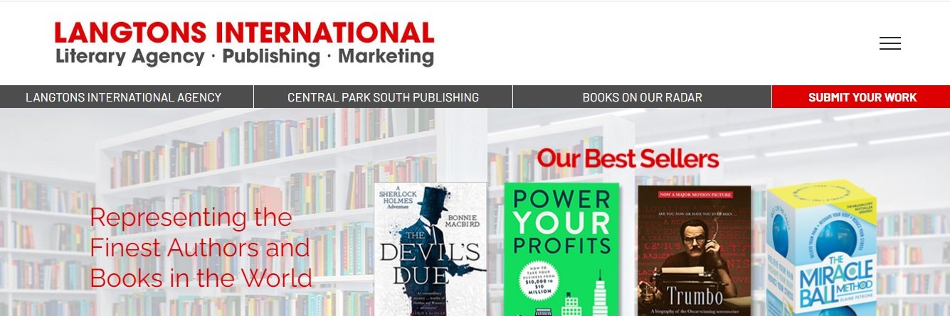 Langtons International Agency banner