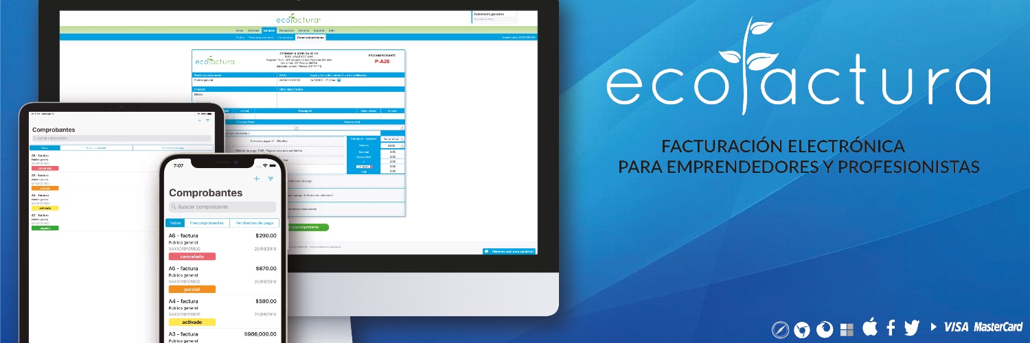 ecofacturamx's profile banner image